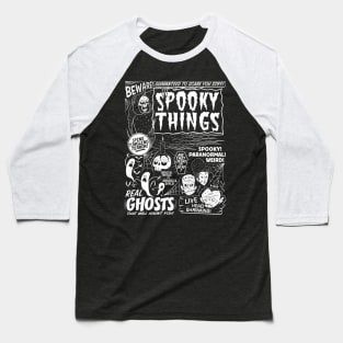 Spooky Things Baseball T-Shirt